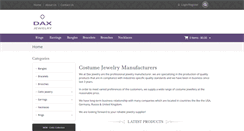 Desktop Screenshot of daxcostumejewelry.com